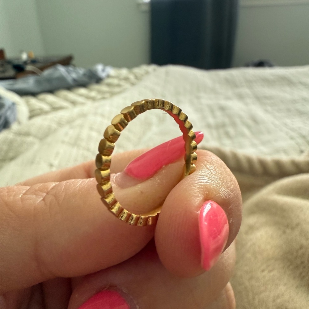 Madewell Gold Stacking Rings Set - Picture 2 of 5